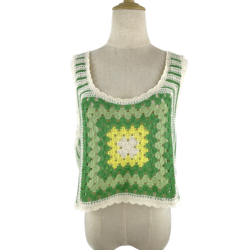 141842_Sleeveless Vest Summer Crochet