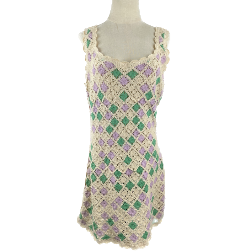 145232_Handmade Knitted Crochet dress