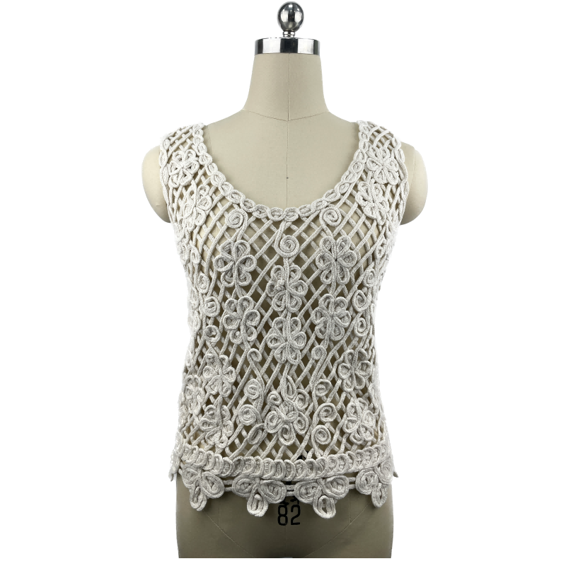1202115_Summer Sleeveless Hollow Croch